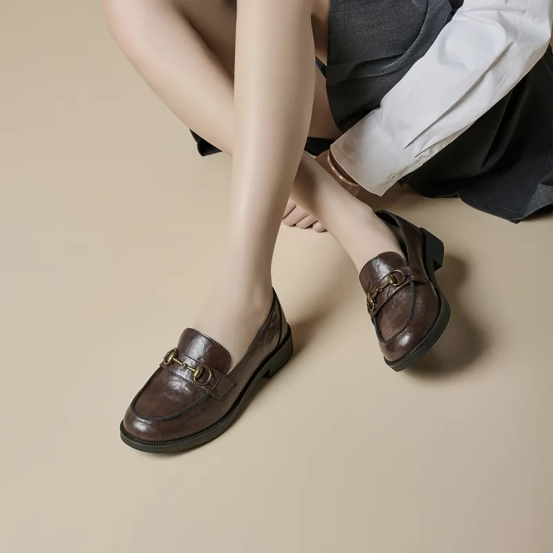 GEMEIQ Loafers Women's Low Top Black/Burgundy-6