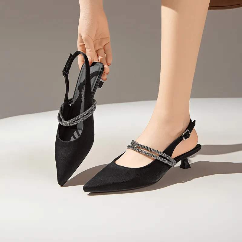 GEMEIQ Slim Heel High Heels 4.5cm Women's-13