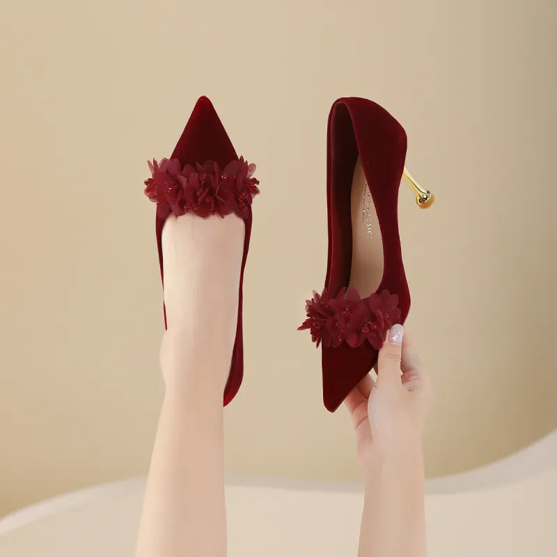 GEMEIQ Slim Heel High Heels Women's-2