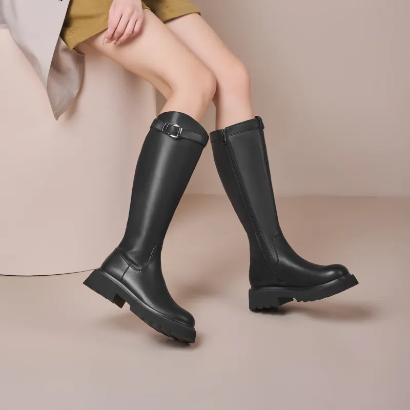 GEMEIQ Knee high Boots 4cm Women's-3