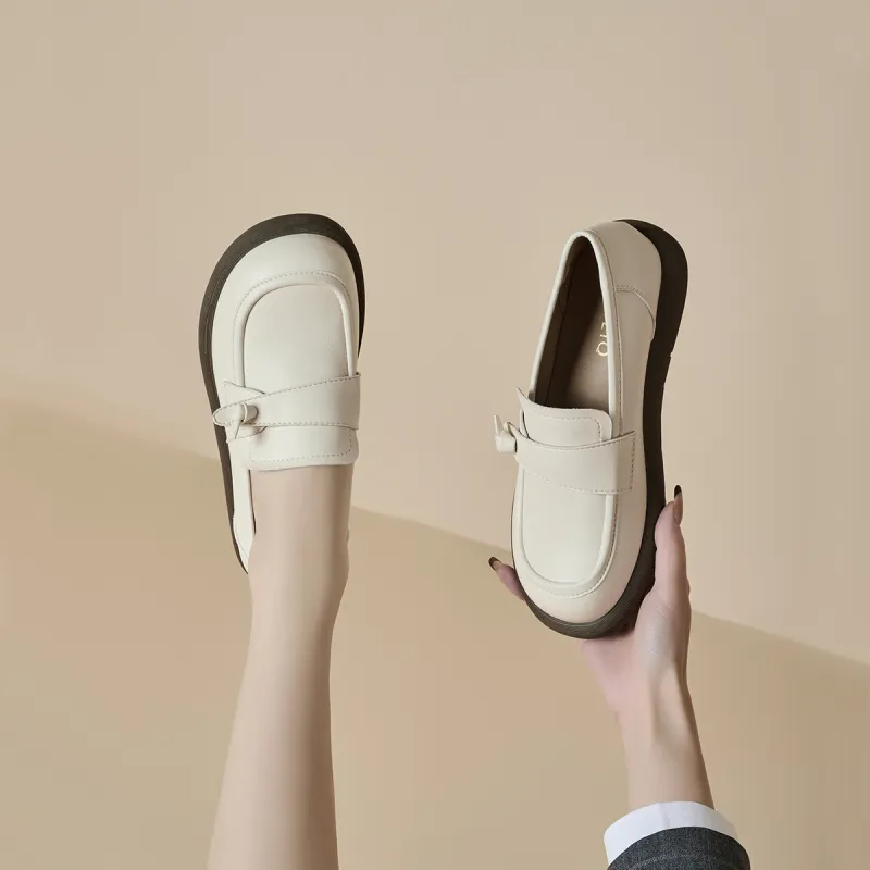GEMEIQ Loafers Women's Black/Beige-10