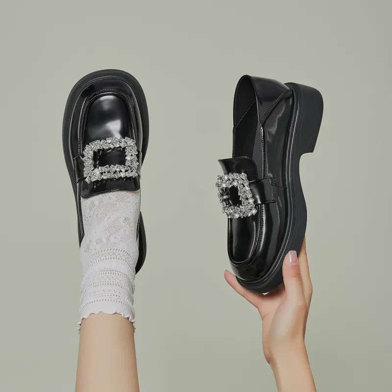 GEMEIQ Loafers Women's Black/Ecru-2