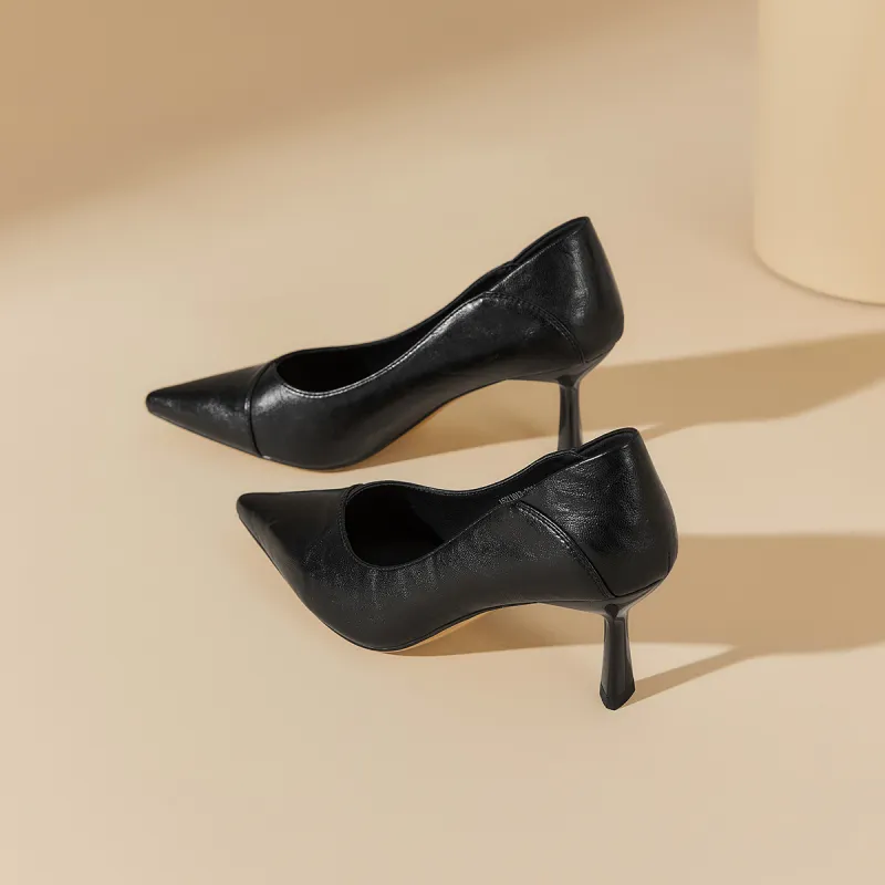 GEMEIQ Slim Heel High Heels 7cm Women's-4