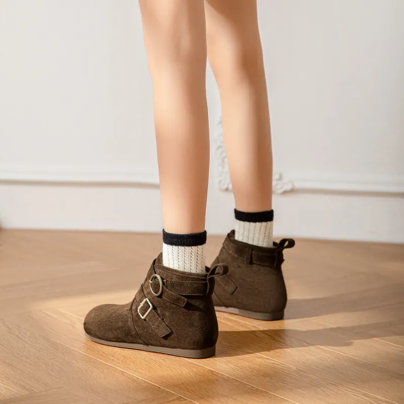 GEMEIQ Ankle Boots Women's Camel/Coffee-9