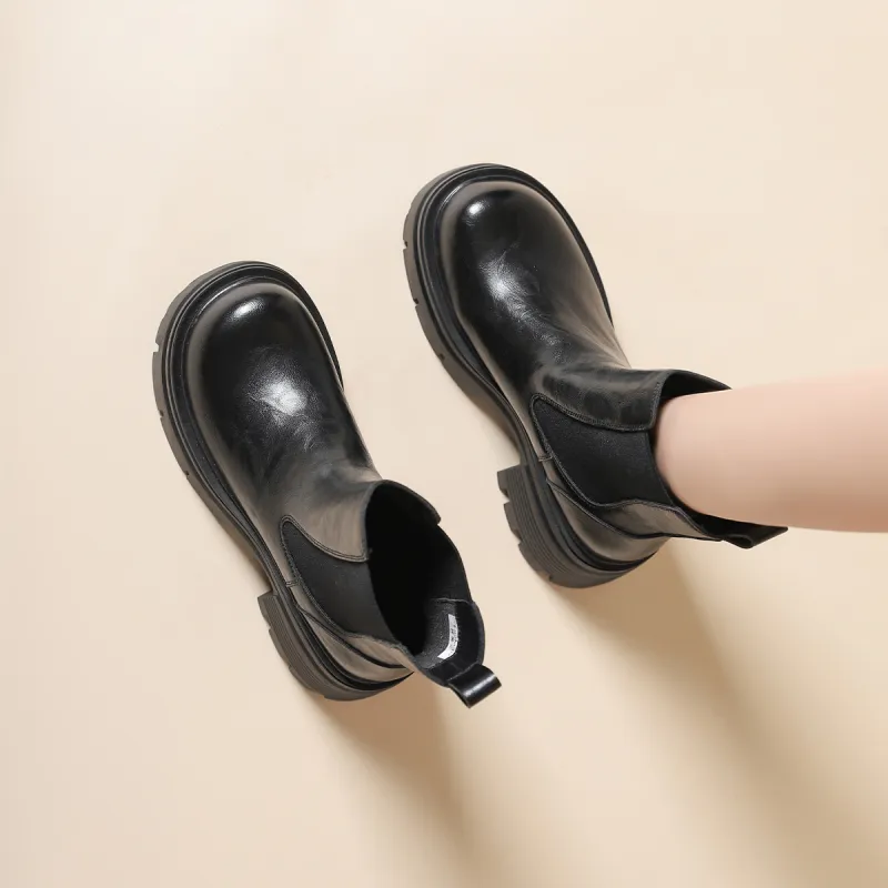 GEMEIQ Crew Chelsea Boots Women's Black-2