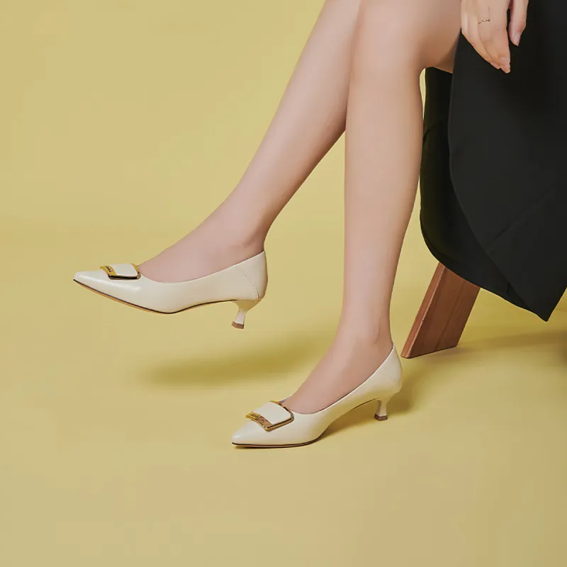 GEMEIQ Slim Heel High Heels 4.6cm Women's-11