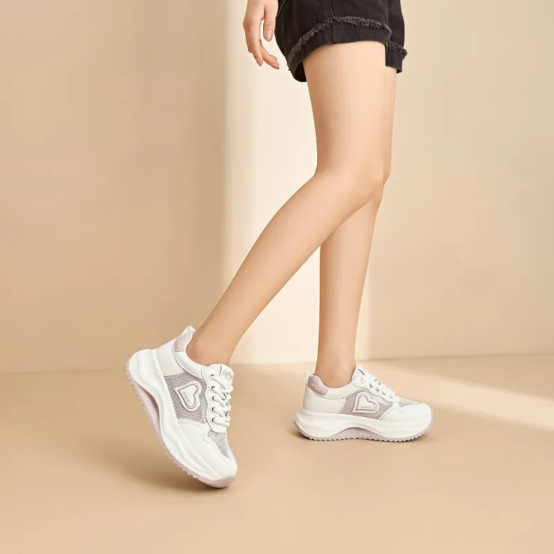 GEMEIQ Breathable Coverage Low Top Chunky Sneakers Women's-7