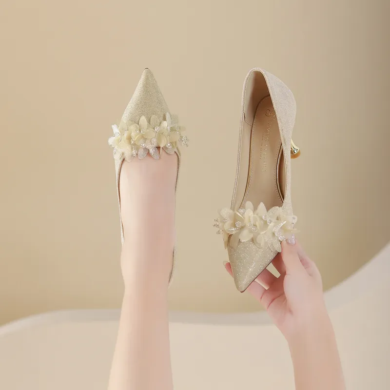 GEMEIQ Slim Heel High Heels Women's-8