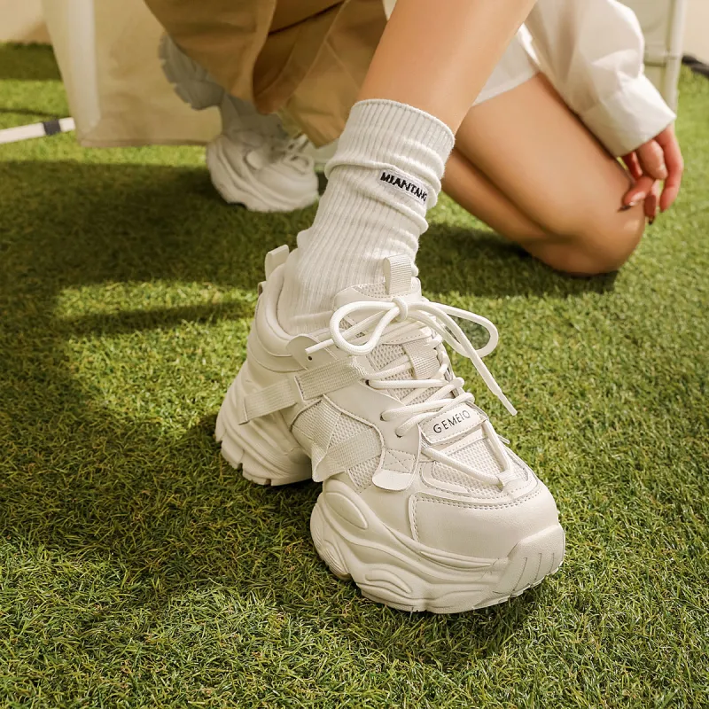 GEMEIQ Low Top Chunky Sneakers Women's-4