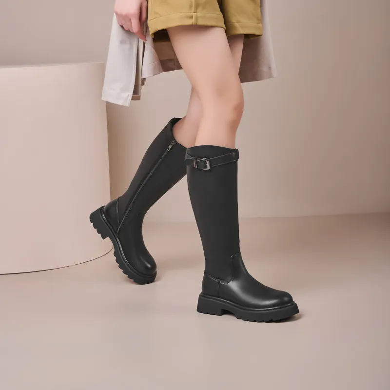 GEMEIQ Knee high Boots 4cm Women's-2
