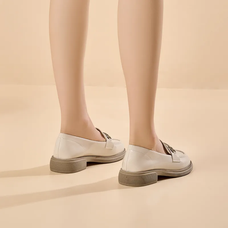 GEMEIQ Loafers Women's Black/Beige-13
