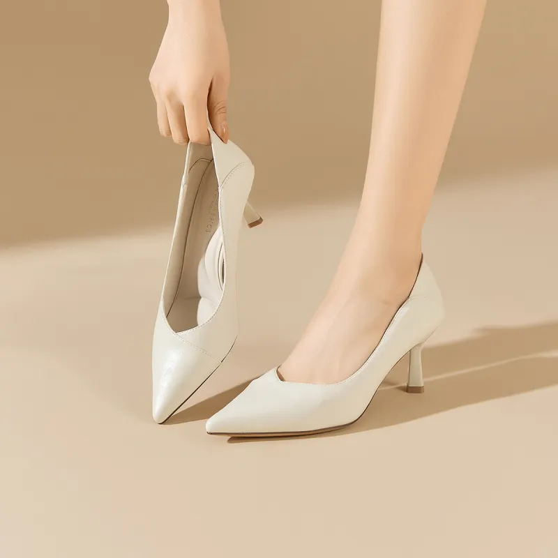 GEMEIQ Slim Heel High Heels 7cm Women's-13