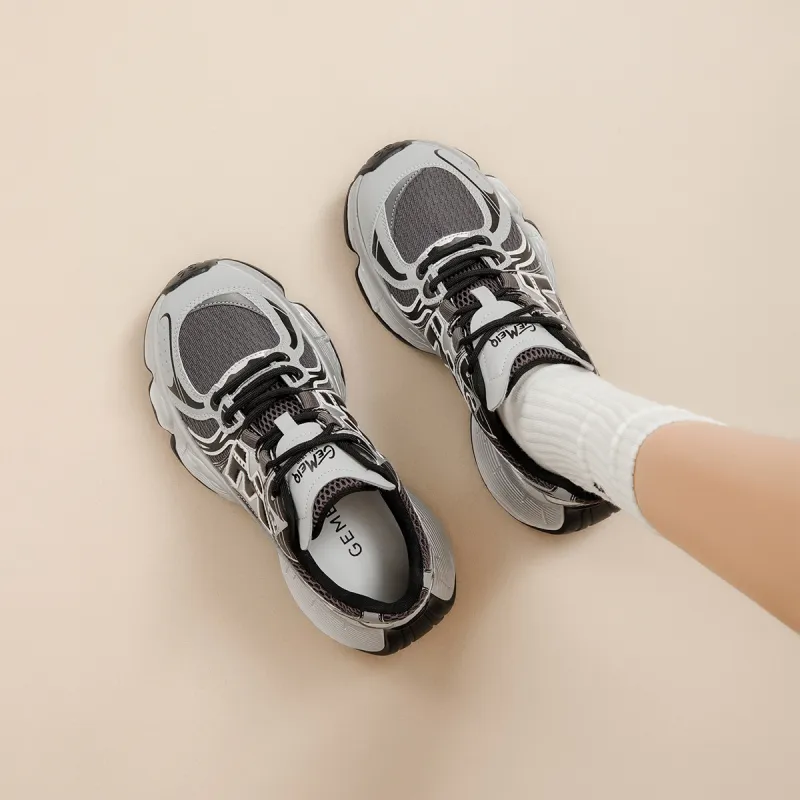 GEMEIQ Cushioning, Slip Resistant, Abrasion Resistant, Breathable Chunky Sneakers Women's-3