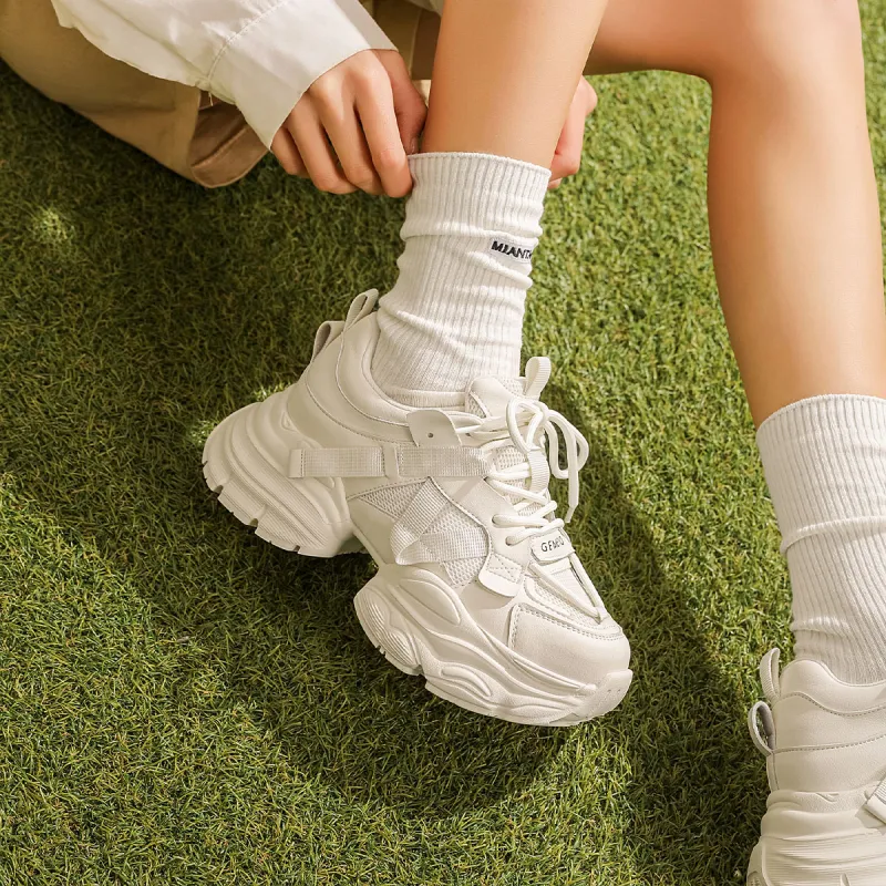 GEMEIQ Low Top Chunky Sneakers Women's-5