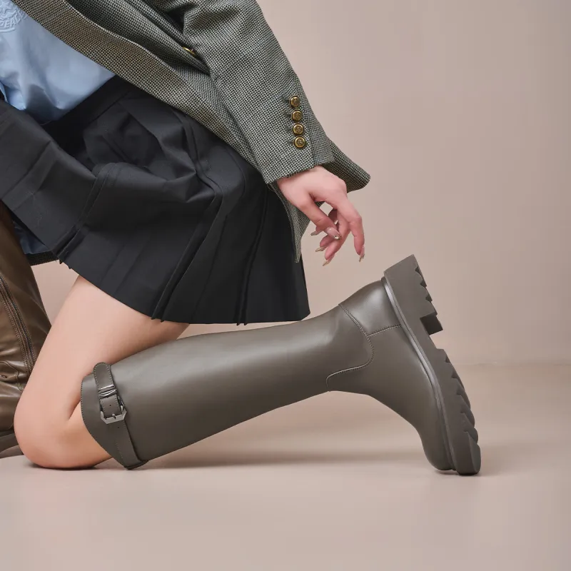 GEMEIQ Knee high Boots 4cm Women's-7