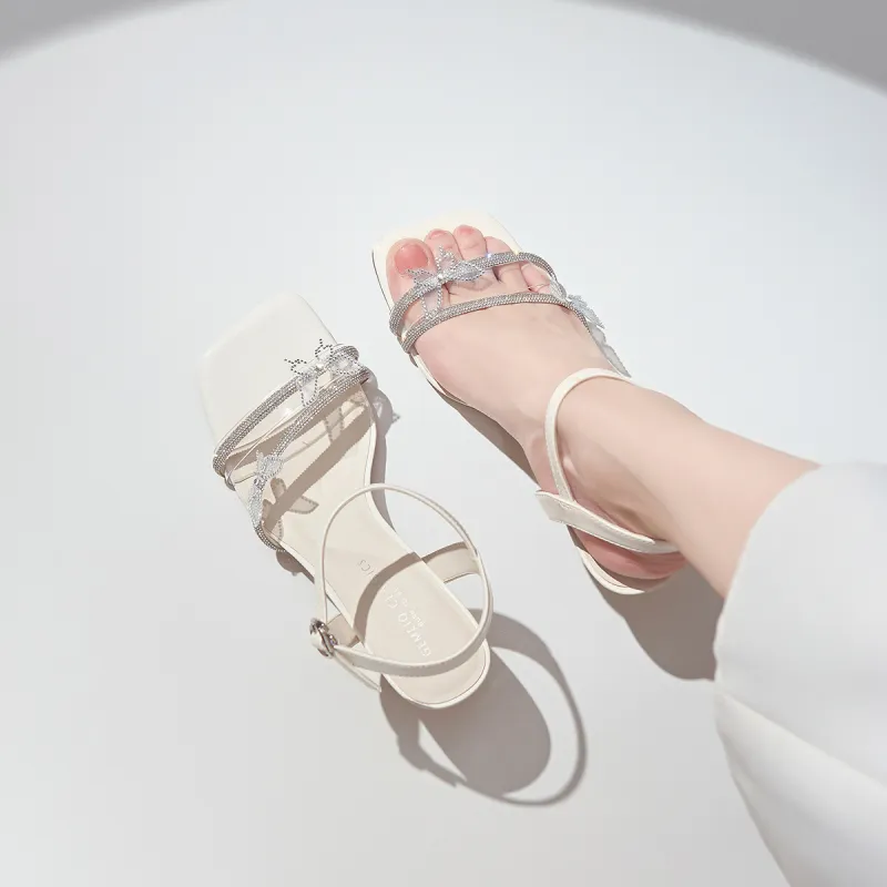 GEMEIQ One Strap Sandals 8cm Women's-2