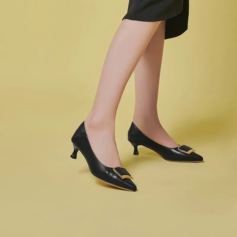 GEMEIQ Slim Heel High Heels 4.6cm Women's-2