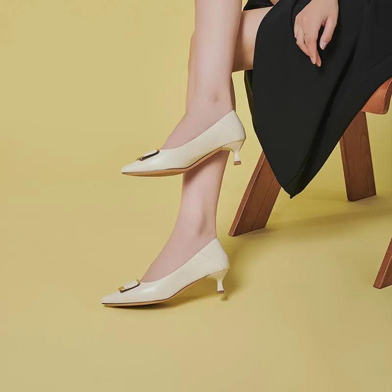 GEMEIQ Slim Heel High Heels 4.6cm Women's-9