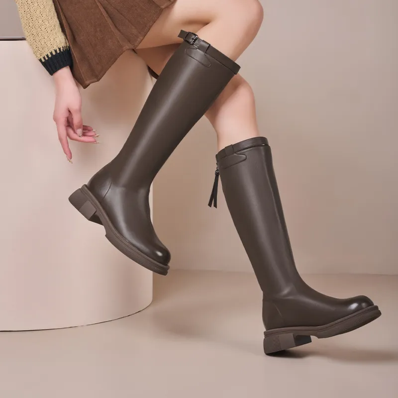 GEMEIQ Knee high Boots 4cm Women's-8