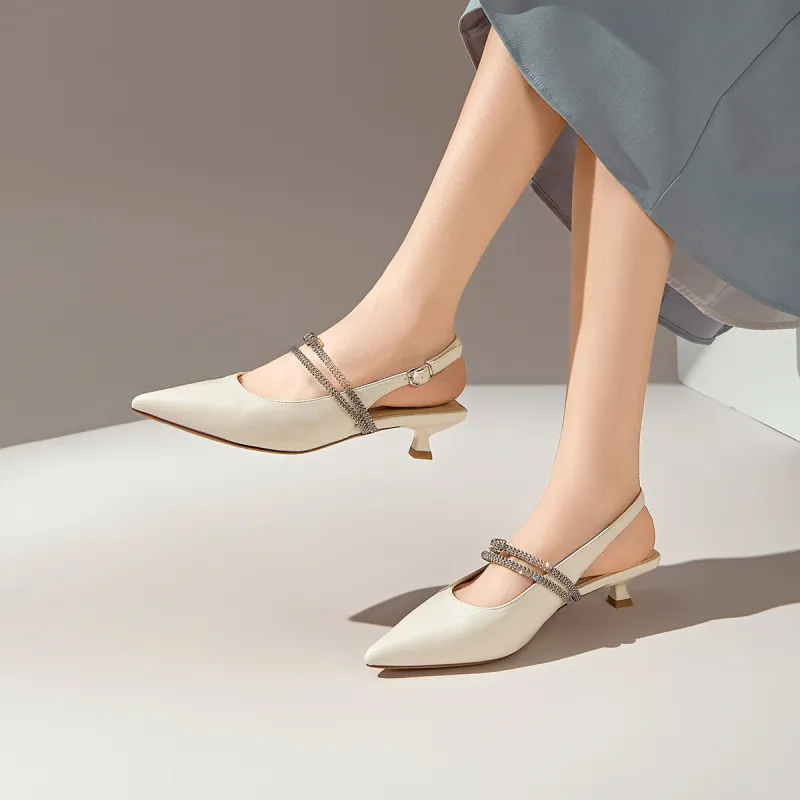 GEMEIQ Slim Heel High Heels 4.5cm Women's-2