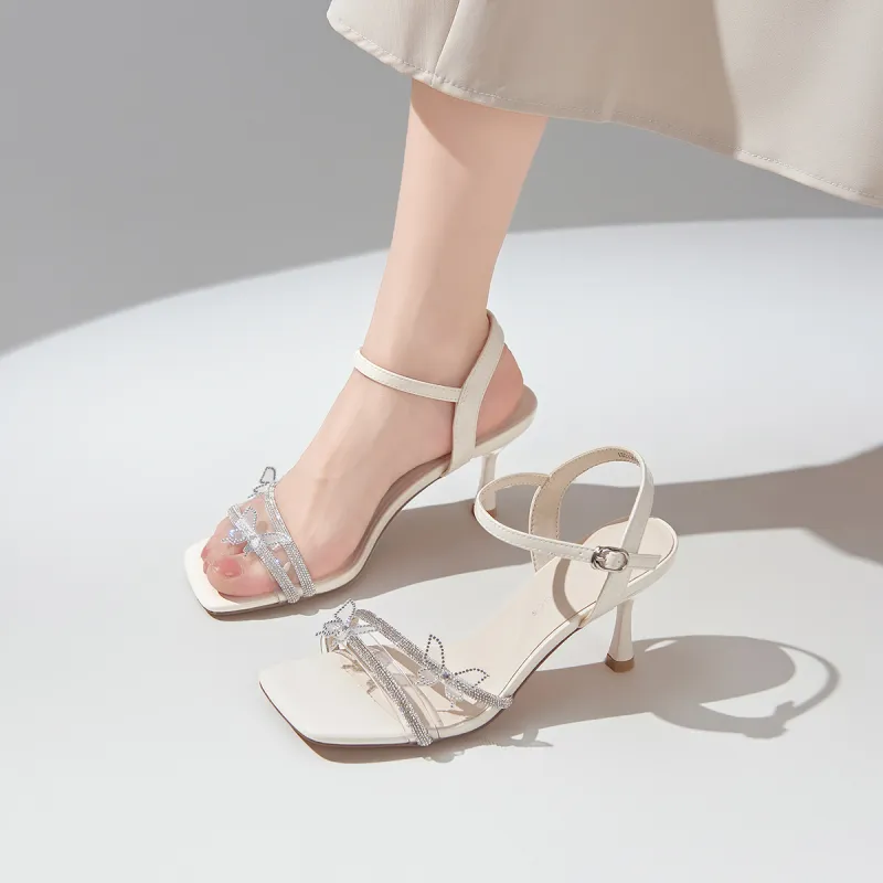 GEMEIQ One Strap Sandals 8cm Women's-3