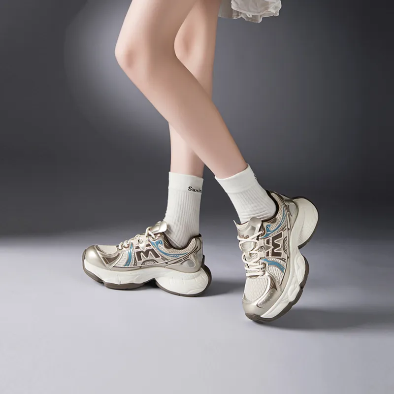 GEMEIQ Cushioning, Slip Resistant, Abrasion Resistant, Breathable Chunky Sneakers Women's-14