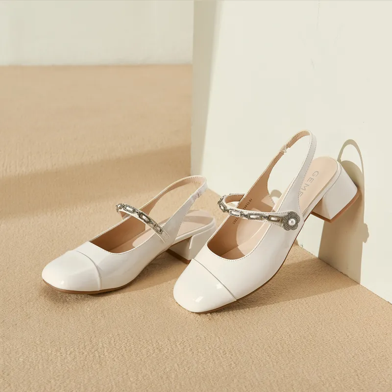 GEMEIQ Chunky Heel High Heels Women's-9