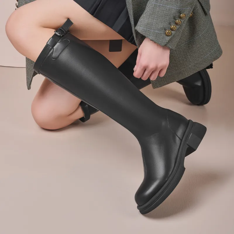 GEMEIQ Knee high Boots 4cm Women's-2