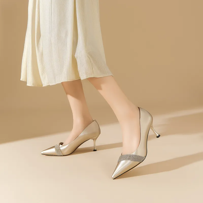 GEMEIQ Slim Heel High Heels Women's-4