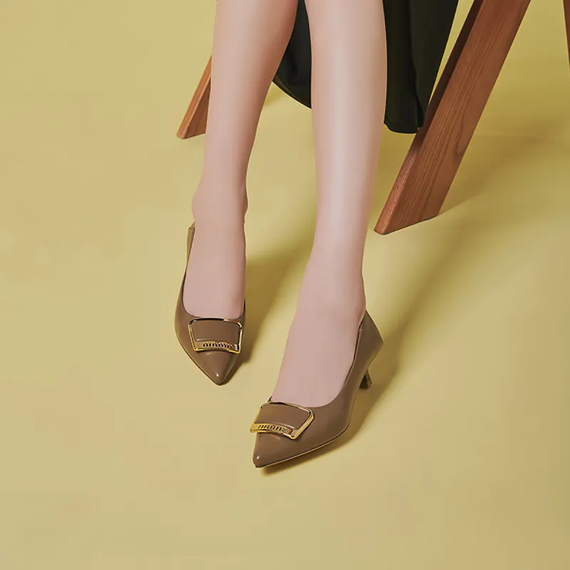 GEMEIQ Slim Heel High Heels 4.6cm Women's-16