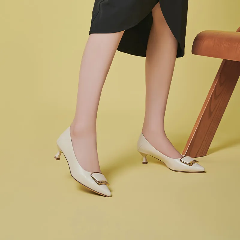 GEMEIQ Slim Heel High Heels 4.6cm Women's-10