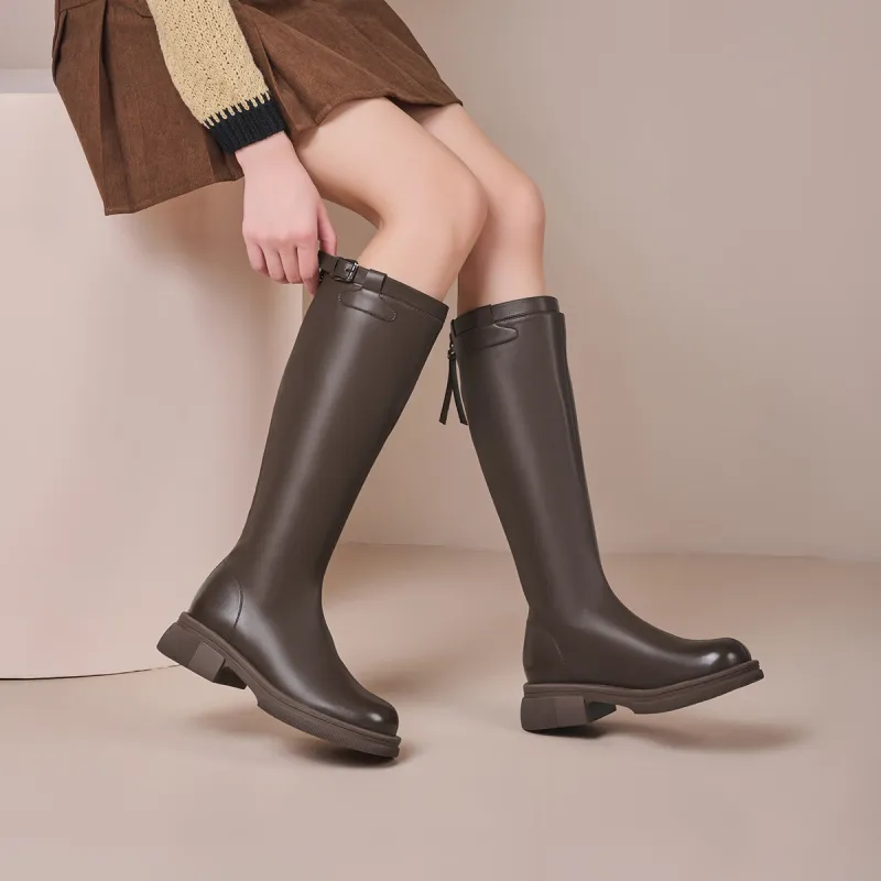 GEMEIQ Knee high Boots 4cm Women's-11