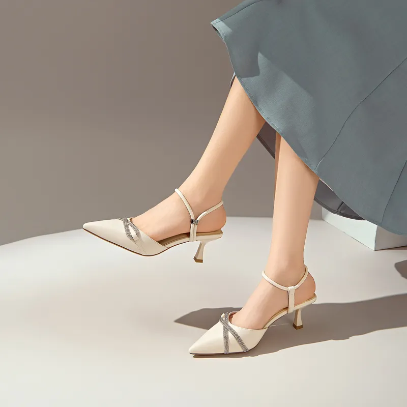 GEMEIQ Slim Heel High Heels Women's-3
