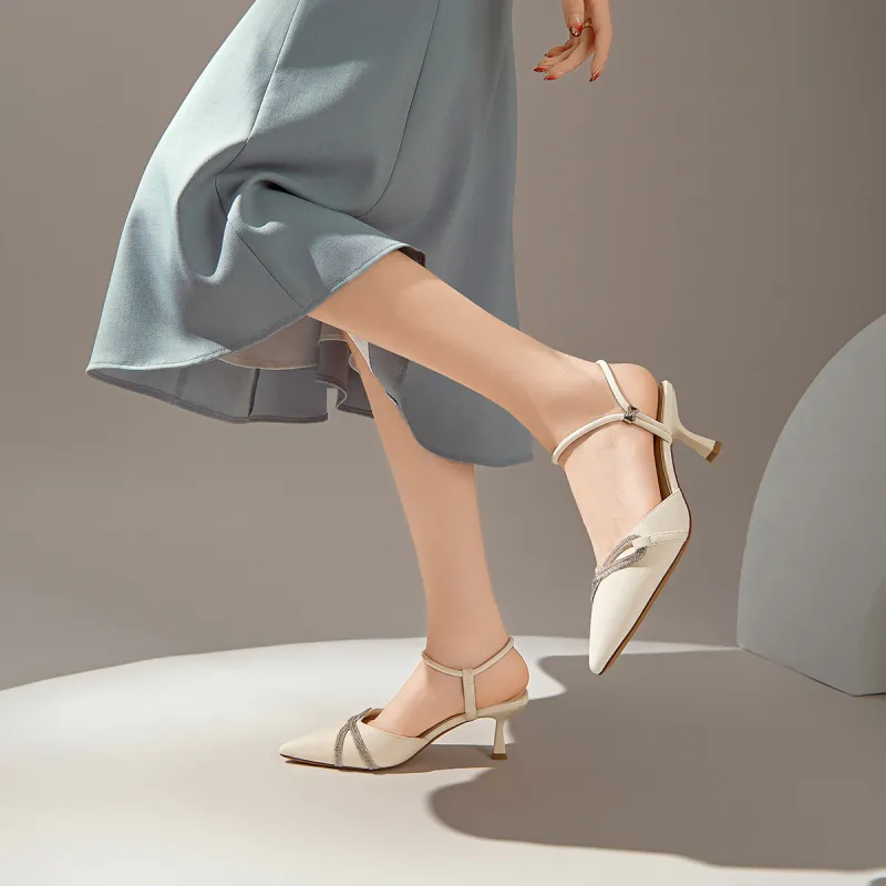 GEMEIQ Slim Heel High Heels Women's-4