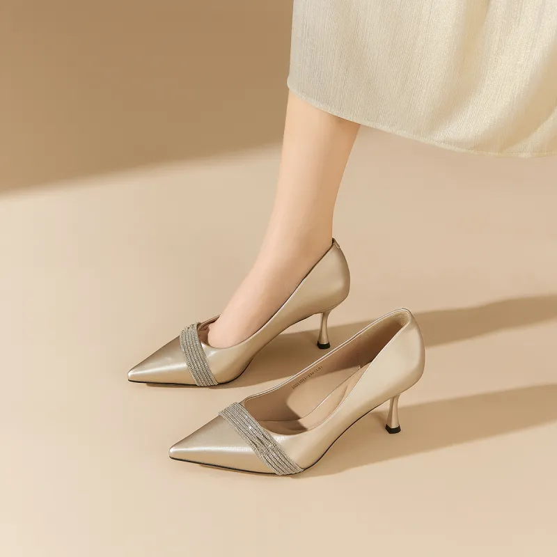 GEMEIQ Slim Heel High Heels Women's-3