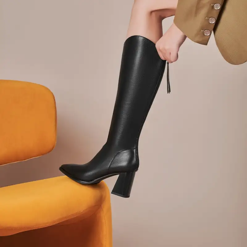 GEMEIQ Knee high Boots 7.5cm Women's-2