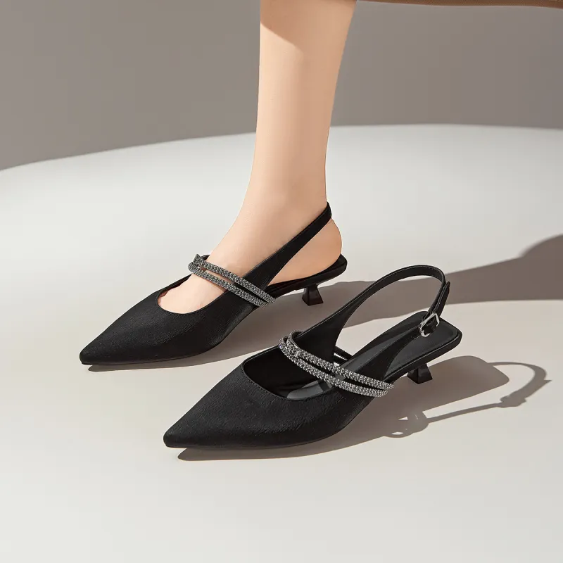 GEMEIQ Slim Heel High Heels 4.5cm Women's-9
