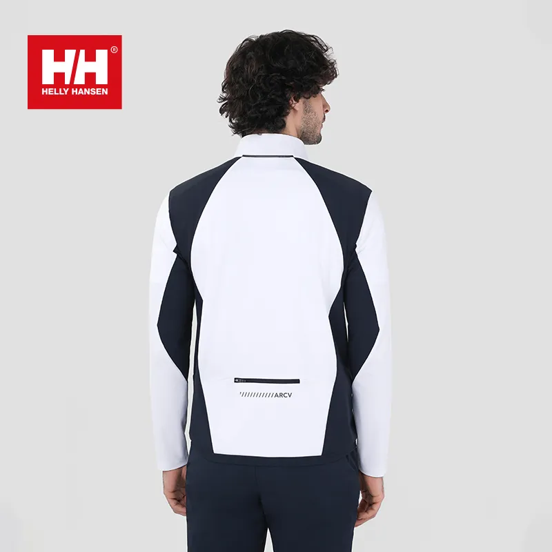 HELLY HANSEN ARCV Breathable Quick Dry UV Protection Cooling Sun Protection Clothing Men's White-3