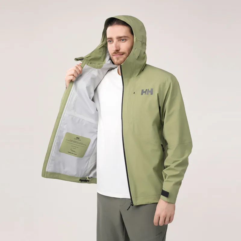 HELLY HANSEN Water Resistant Windproof Breathable Wear Resistant Windbreaker Jacket Men's-10