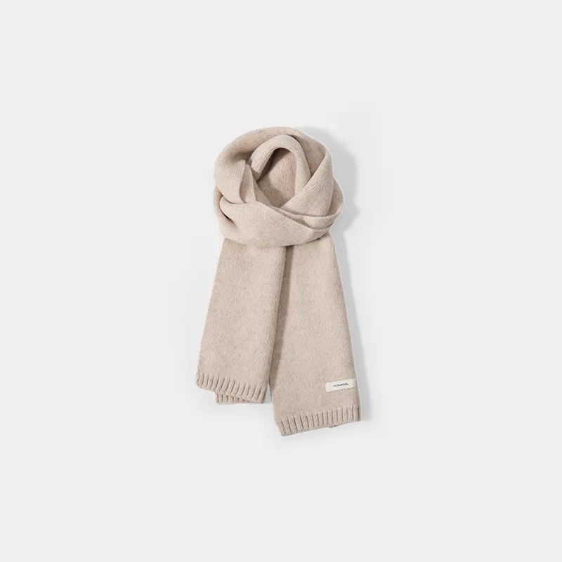 STUFFER 100% Sheep Wool Knit Scarves Unisex-2