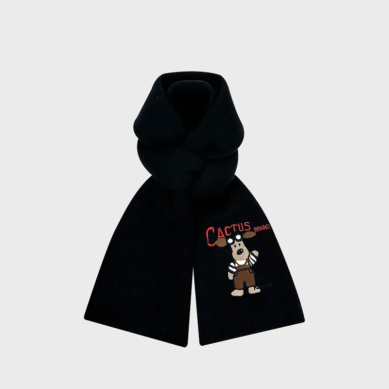 STUFFER Contains Wool Knit Scarves Unisex-32