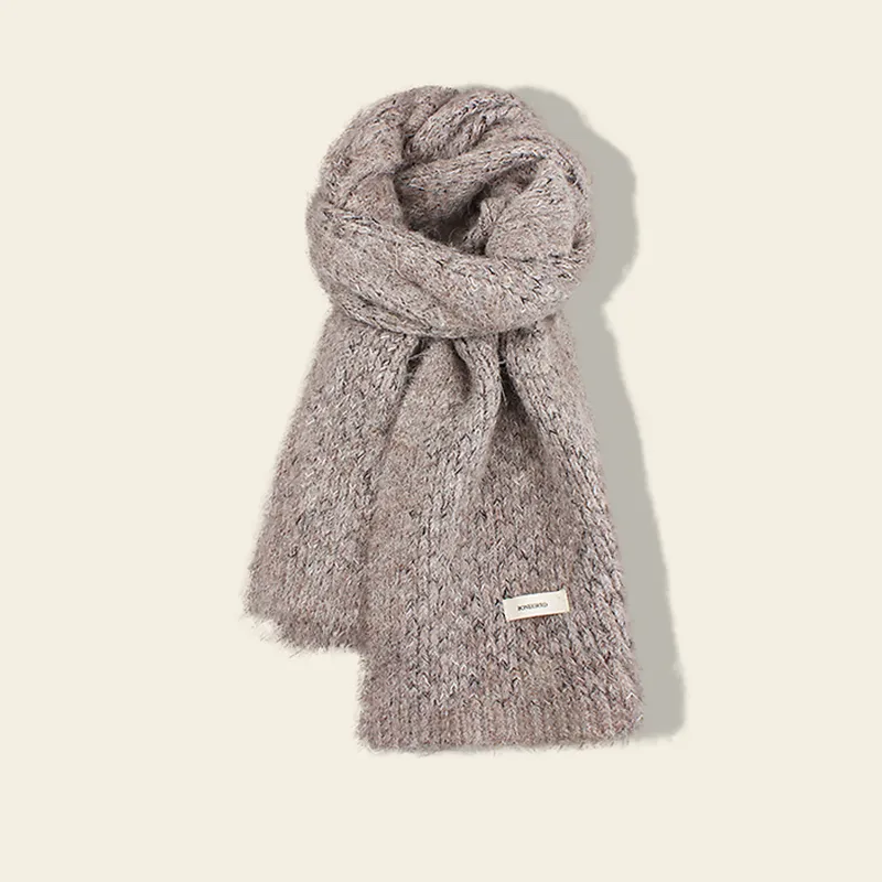 STUFFER Contains Wool Knit Scarves Unisex-23
