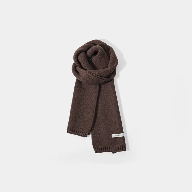 STUFFER 100% Sheep Wool Knit Scarves Unisex-35