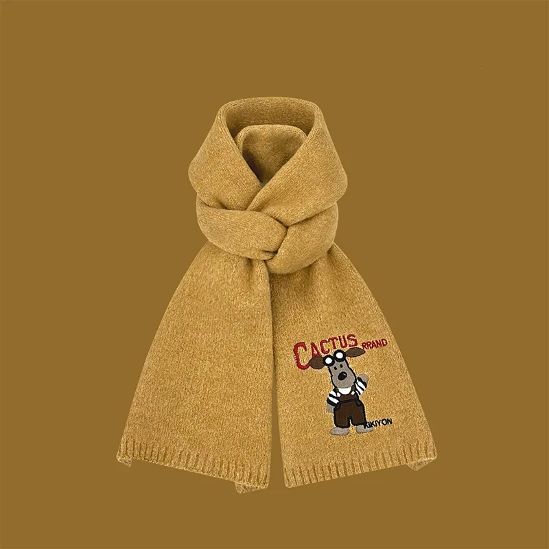 STUFFER Contains Wool Knit Scarves Unisex-20