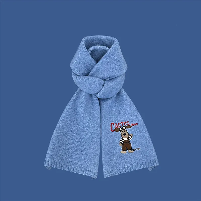 STUFFER Contains Wool Knit Scarves Unisex-14