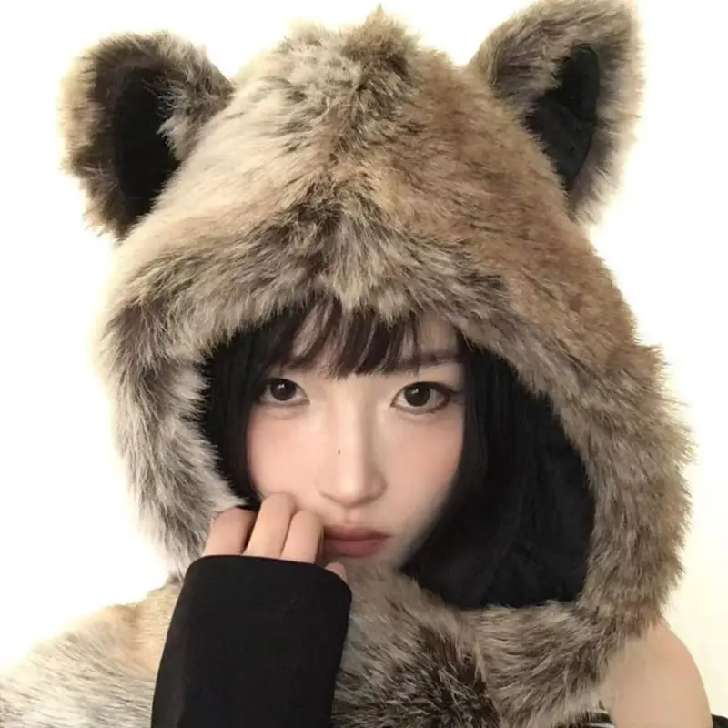 STUFFER Polyester Trapper Hats Women's-8