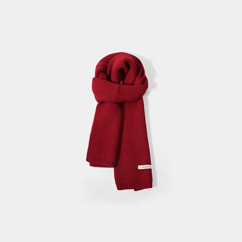 STUFFER 100% Sheep Wool Knit Scarves Unisex-14