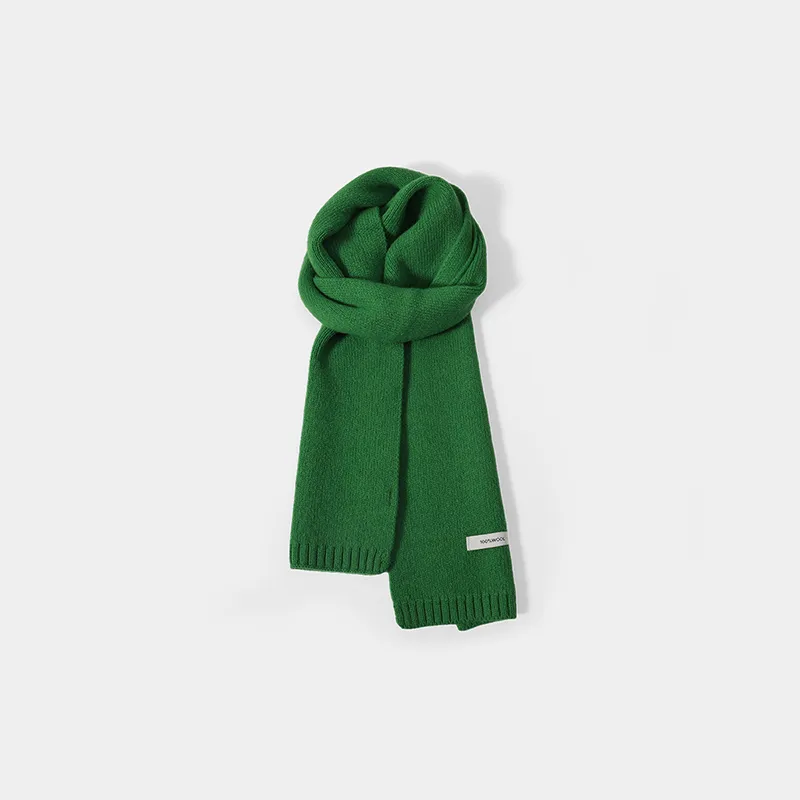 STUFFER 100% Sheep Wool Knit Scarves Unisex-26