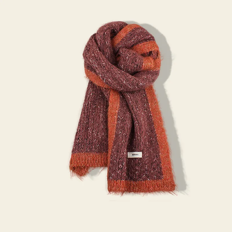 STUFFER Contains Wool Knit Scarves Unisex-20
