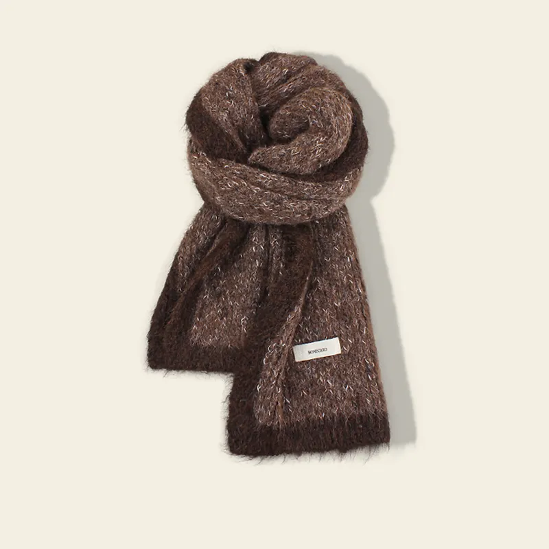 STUFFER Contains Wool Knit Scarves Unisex-11